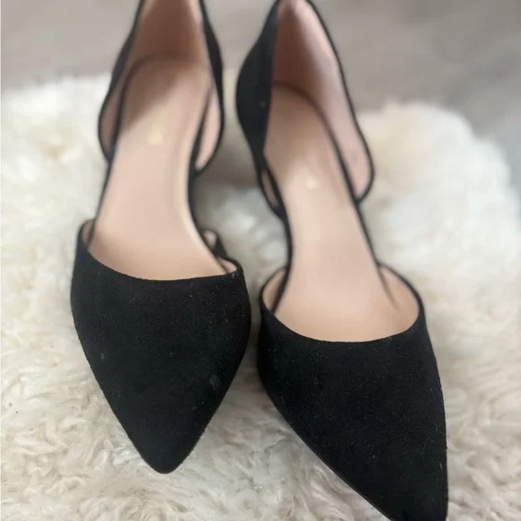 NWOT Dream Pairs Black D’Orsay Heels |  Size 9 | 3-Inch Pointed Toe Pumps - Picture 6 of 7
